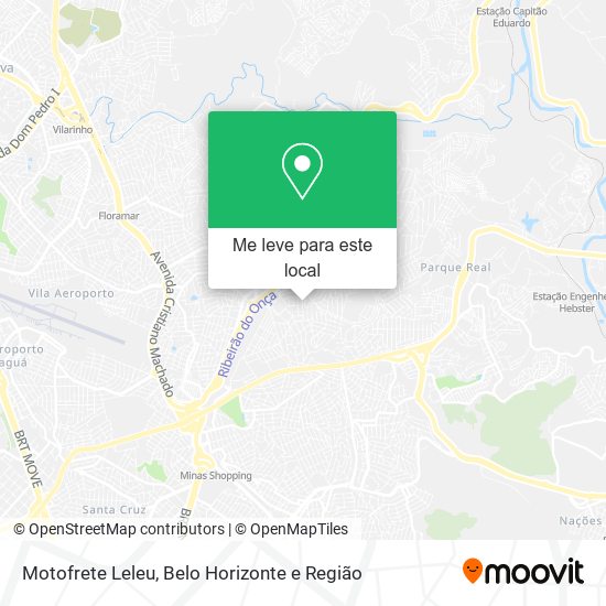 Motofrete Leleu mapa