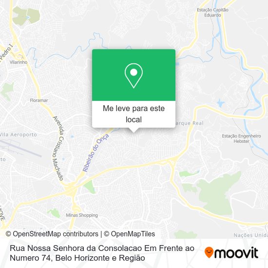 Rua Nossa Senhora da Consolacao Em Frente ao Numero 74 mapa