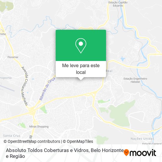 Absoluto Toldos Coberturas e Vidros mapa