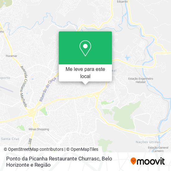 Ponto da Picanha Restaurante Churrasc mapa