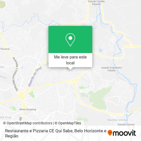 Restaurante e Pizzaria CE Qui Sabe mapa
