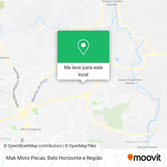 Mak Moto Pecas mapa