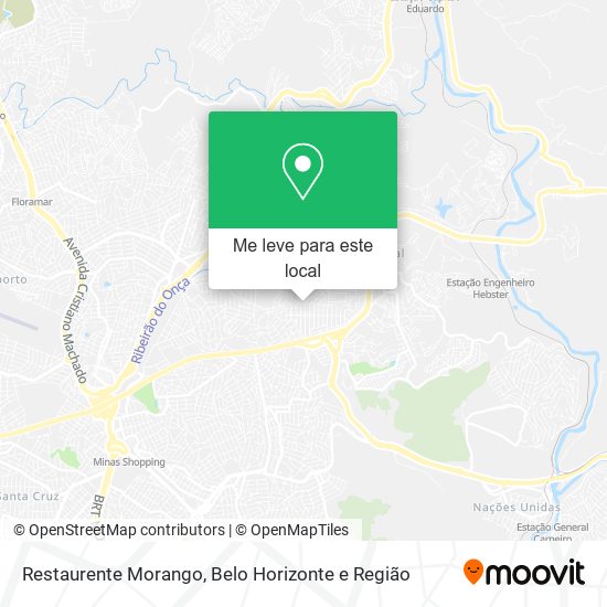 Restaurente Morango mapa