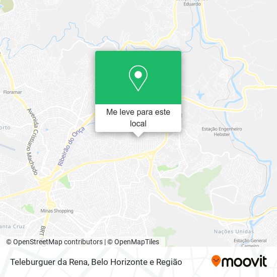 Teleburguer da Rena mapa