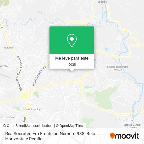 Rua Socrates Em Frente ao Numero 938 mapa