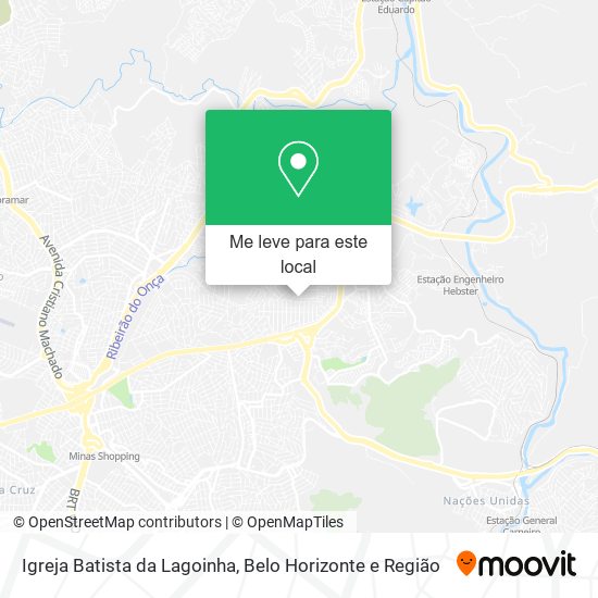 Igreja Batista da Lagoinha mapa