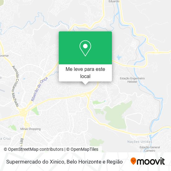 Supermercado do Xinico mapa