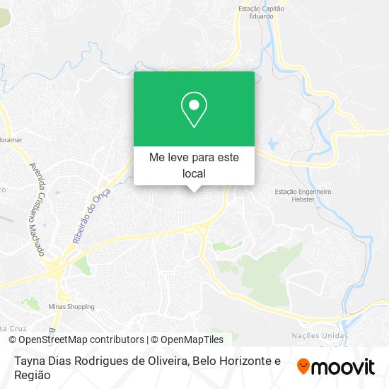 Tayna Dias Rodrigues de Oliveira mapa