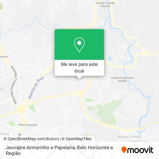 Jeovajire Armarinho e Papelaria mapa