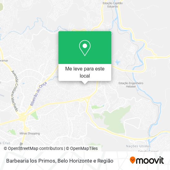 Barbearia los Primos mapa