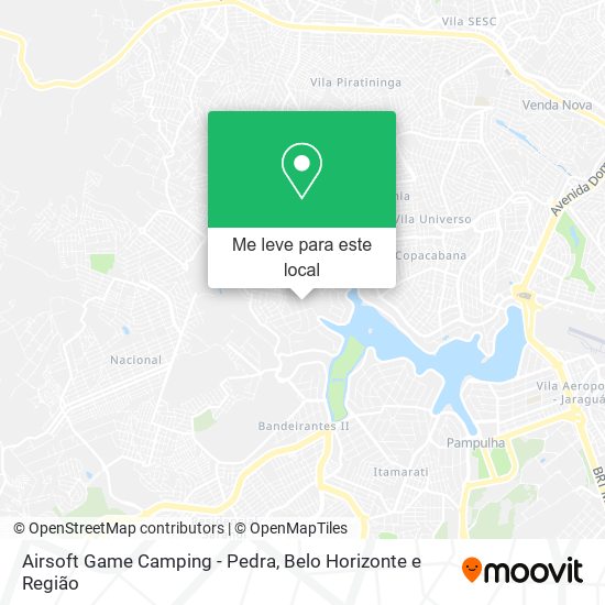 Airsoft Game Camping - Pedra mapa