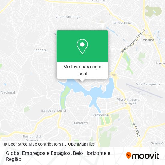 Global Empregos e Estágios mapa