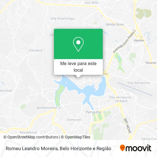 Romeu Leandro Moreira mapa