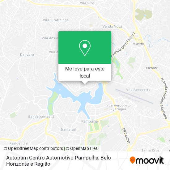 Autopam Centro Automotivo Pampulha mapa