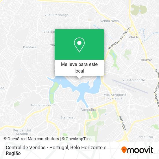 Central de Vendas - Portugal mapa