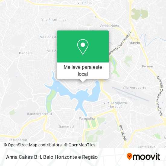 Anna Cakes BH mapa