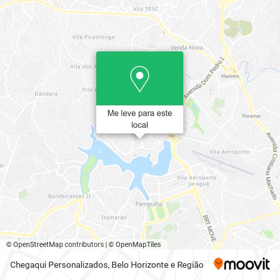 Chegaqui Personalizados mapa