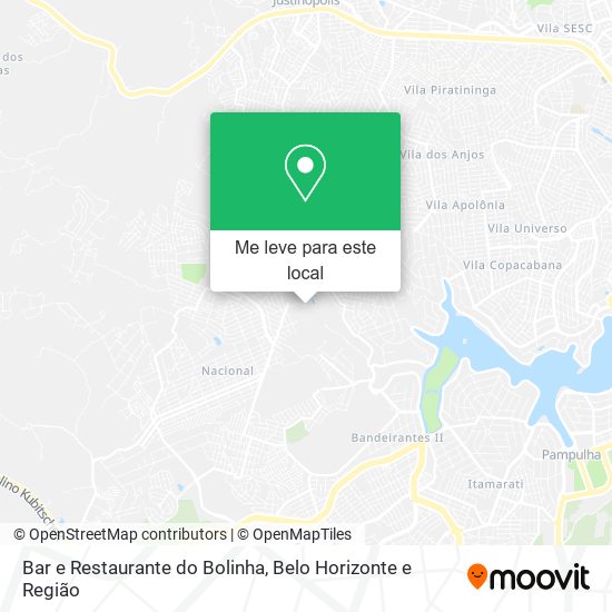 Bar e Restaurante do Bolinha mapa