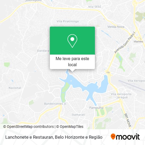 Lanchonete e Restauran mapa