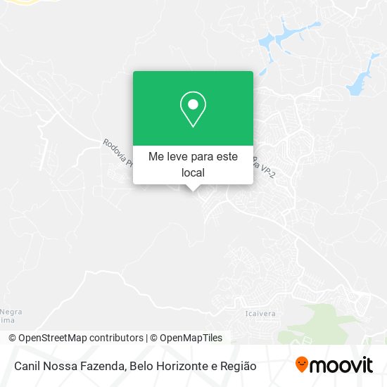 Canil Nossa Fazenda mapa