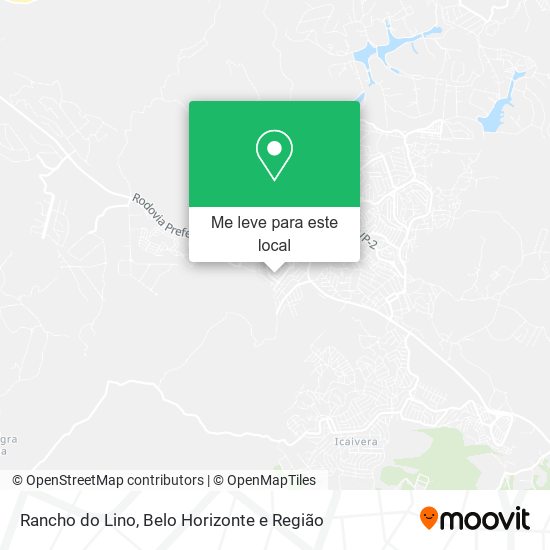 Rancho do Lino mapa