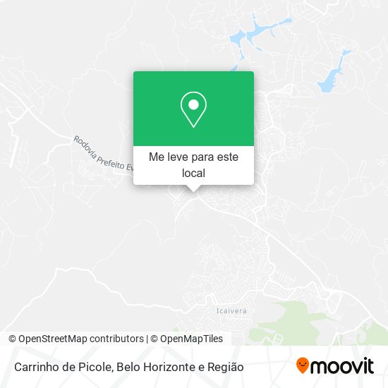 Carrinho de Picole mapa