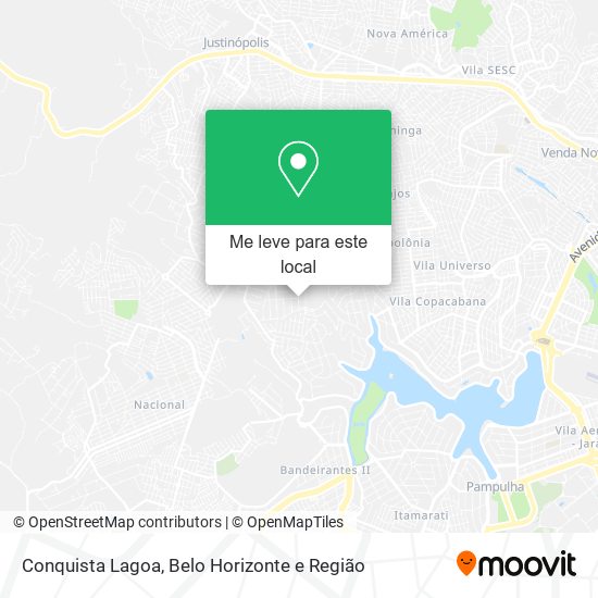 Conquista Lagoa mapa