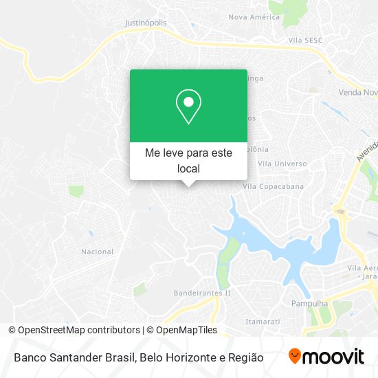 Banco Santander Brasil mapa