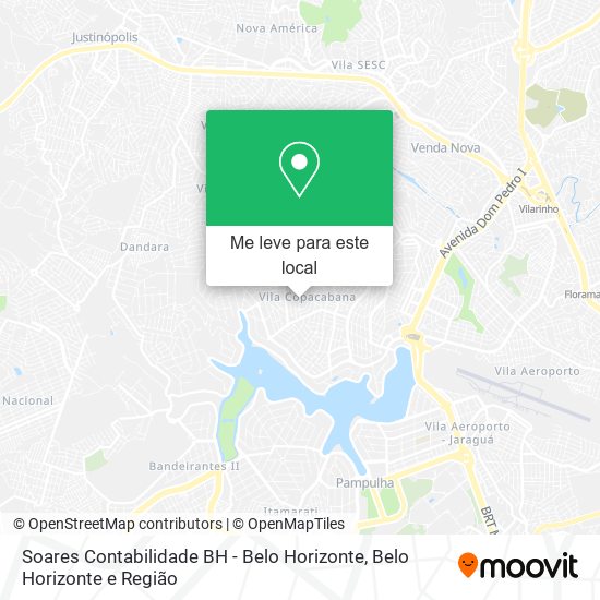 Soares Contabilidade BH - Belo Horizonte mapa