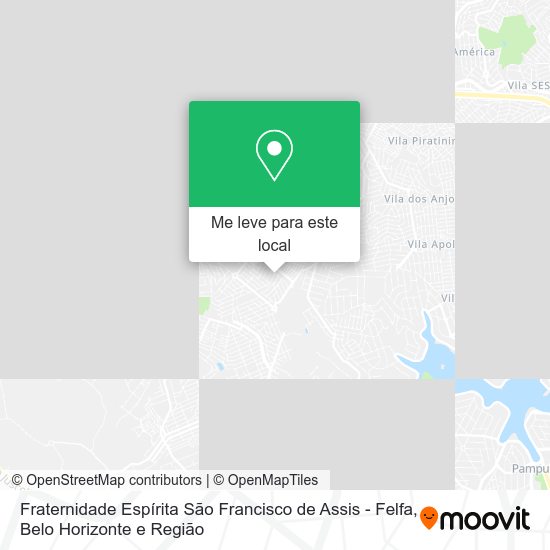 Fraternidade Espírita São Francisco de Assis - Felfa mapa