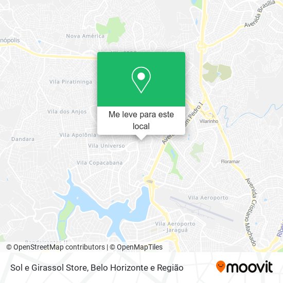 Sol e Girassol Store mapa