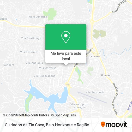 Cuidados da Tia Caca mapa