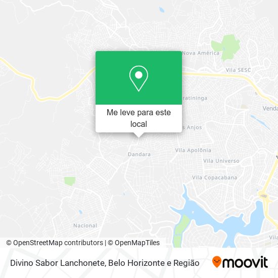 Divino Sabor Lanchonete mapa
