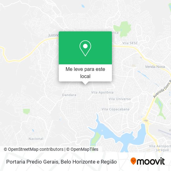 Portaria Predio Gerais mapa