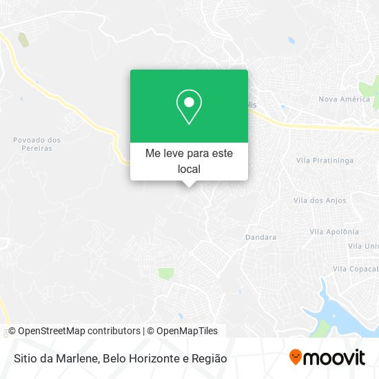 Sitio da Marlene mapa