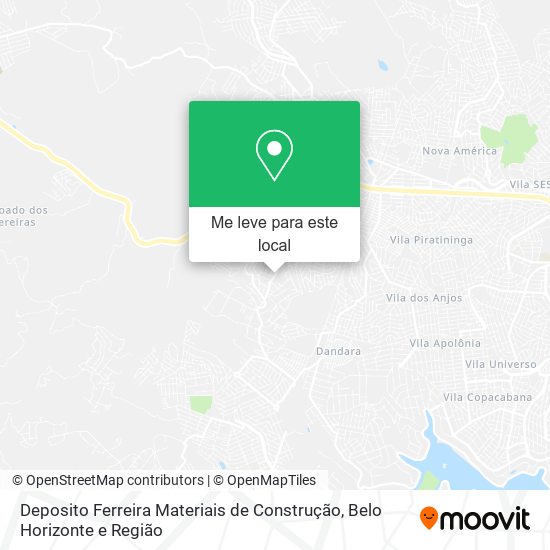 Deposito Ferreira Materiais de Construção mapa