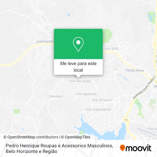 Pedro Henrique Roupas e Acessorios Masculinos mapa