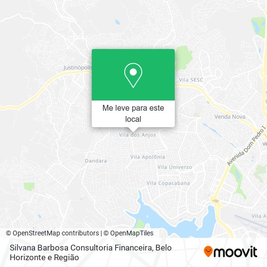 Silvana Barbosa Consultoria Financeira mapa