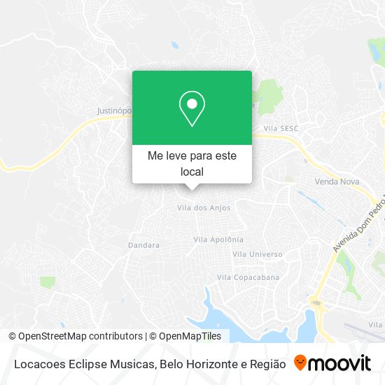Locacoes Eclipse Musicas mapa
