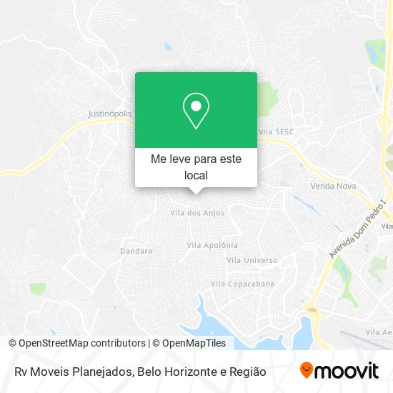 Rv Moveis Planejados mapa