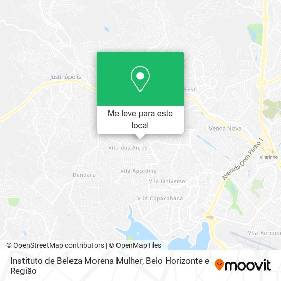 Instituto de Beleza Morena Mulher mapa