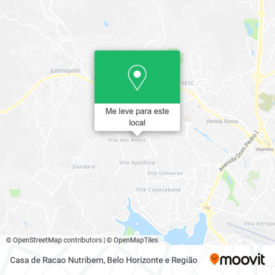 Casa de Racao Nutribem mapa