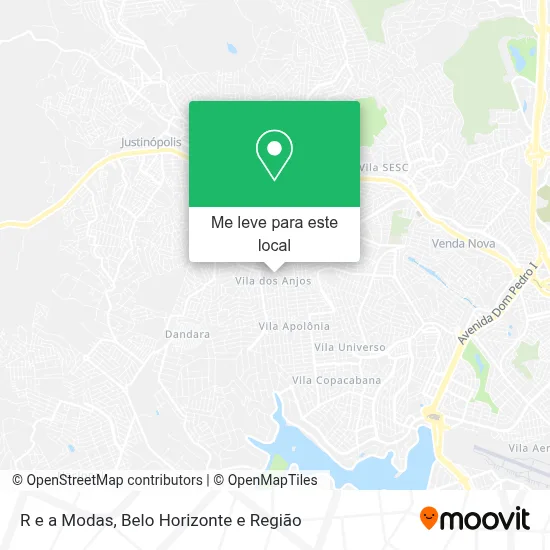 R e a Modas mapa