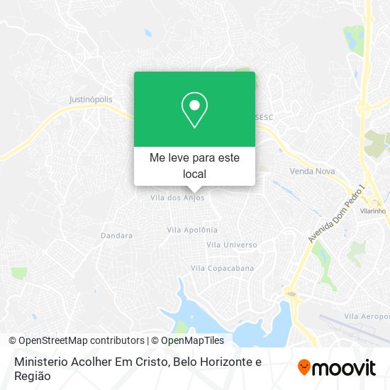 Ministerio Acolher Em Cristo mapa