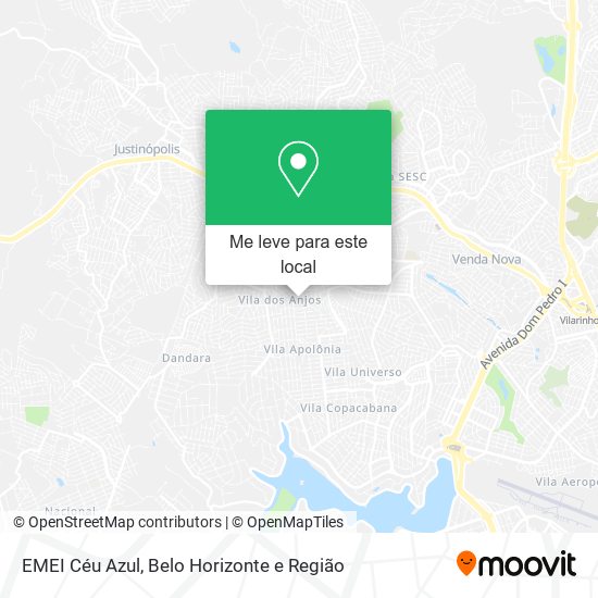 EMEI Céu Azul mapa