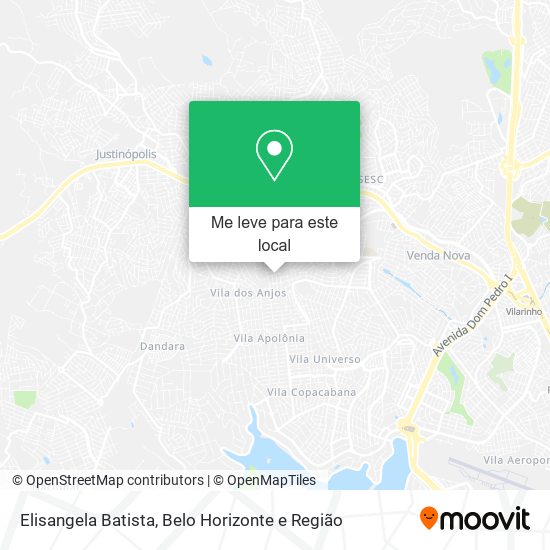 Elisangela Batista mapa