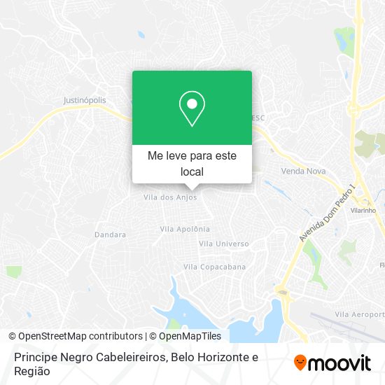 Principe Negro Cabeleireiros mapa