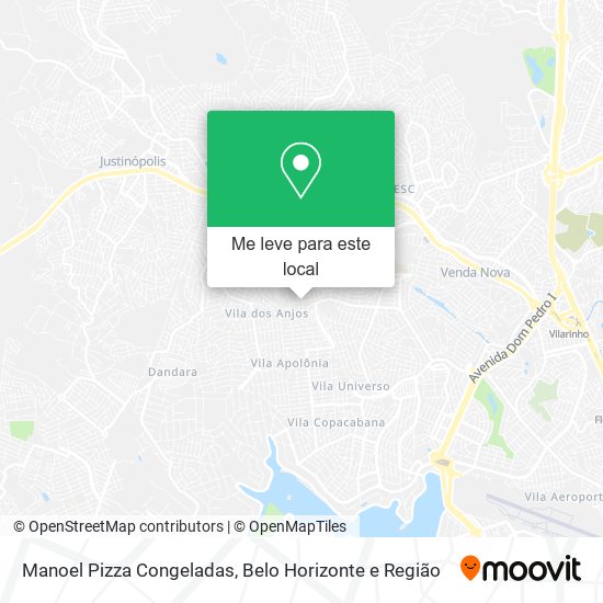 Manoel Pizza Congeladas mapa