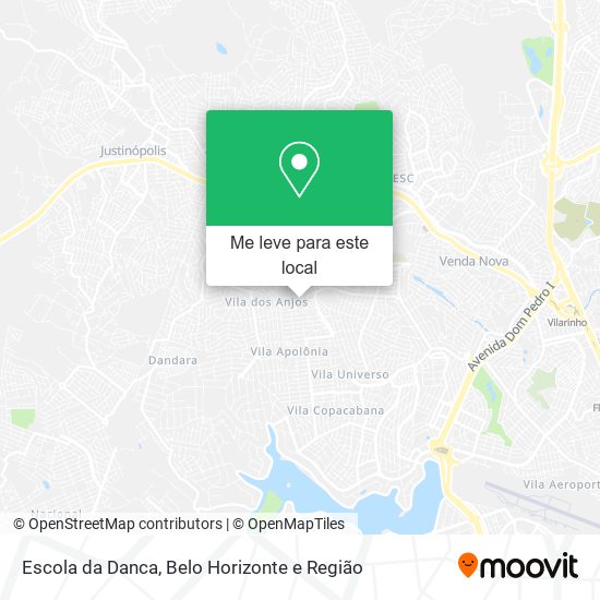 Escola da Danca mapa