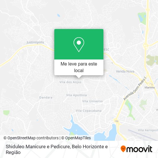 Shiduleo Manicure e Pedicure mapa